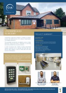 Underwood Surgery - CIA Fire & Security Case Study