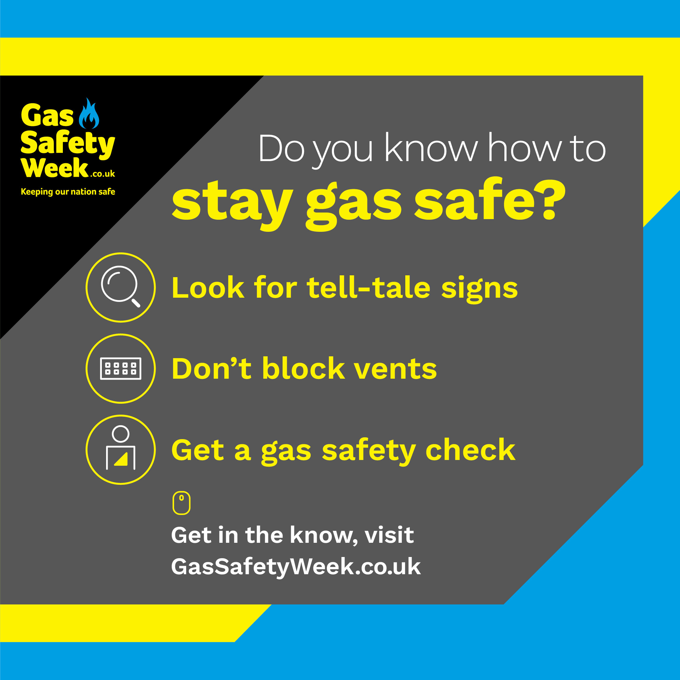 Gas Safety Week Top Tips