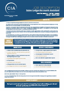 Careers At CIA Fire & Security - Sales Ledger/Accounts Assistant